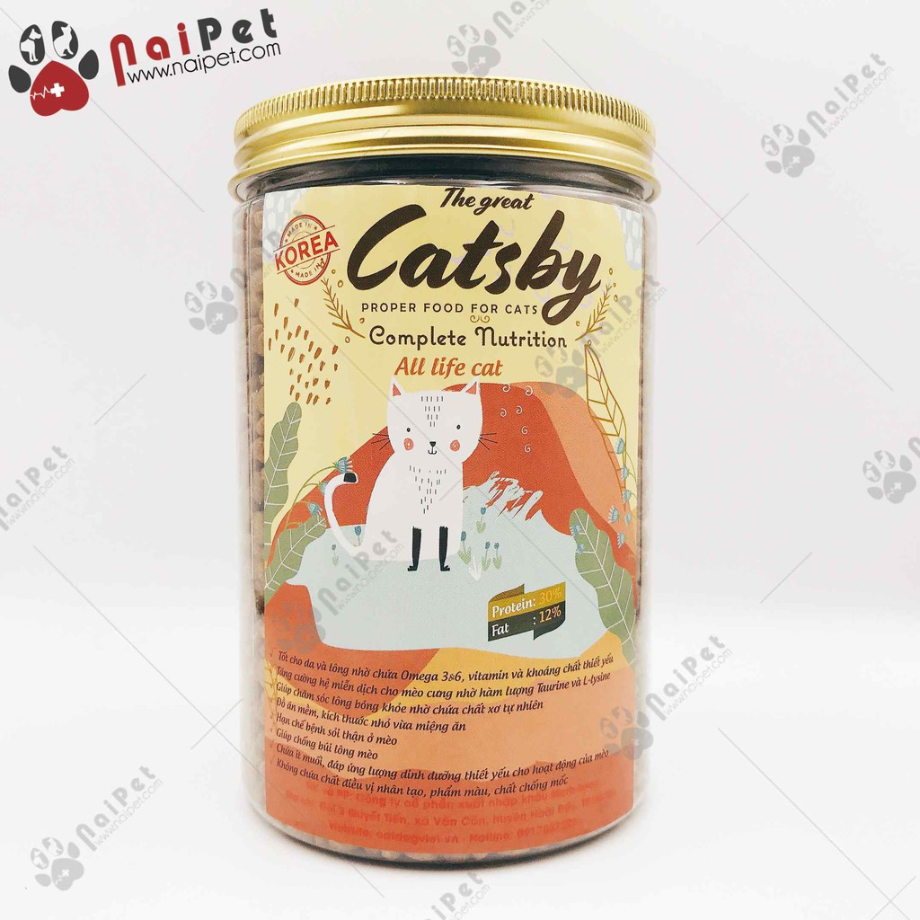 Thức Ăn Hạt Cho Mèo Mọi Lứa Tuổi Catsby Hàn Quốc 1kg