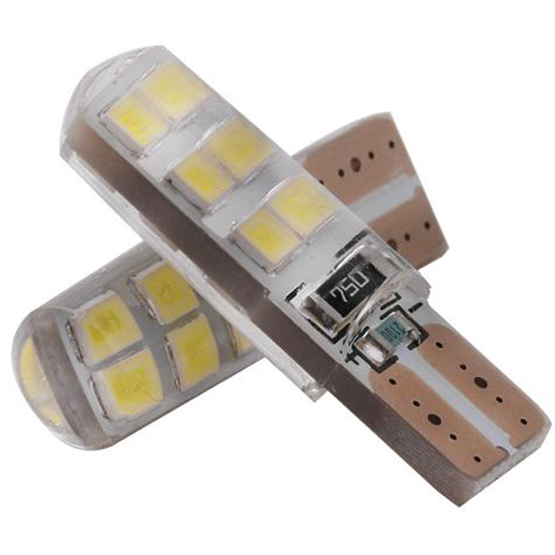 Bộ 10 Đèn Xenon T10 W5W 12-smd 2835 Chất Lượng Cao