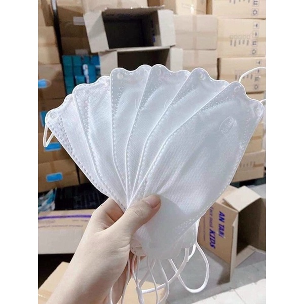 10c Khẩu trang kháng khuẩn , khẩu trang KF94 MASK 4 lớp combo 1 túi 10c siêu chống bụi mịn và kháng khẩu