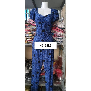 Bộ tay ngắn quần dài thun lạnh hàn