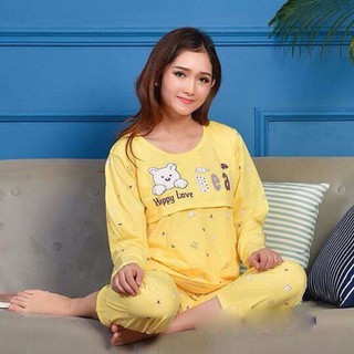 Bộ mặc nhà cho mẹ bầu và sau sinh ( Hoạ tiết giao ngẫu nhiên)