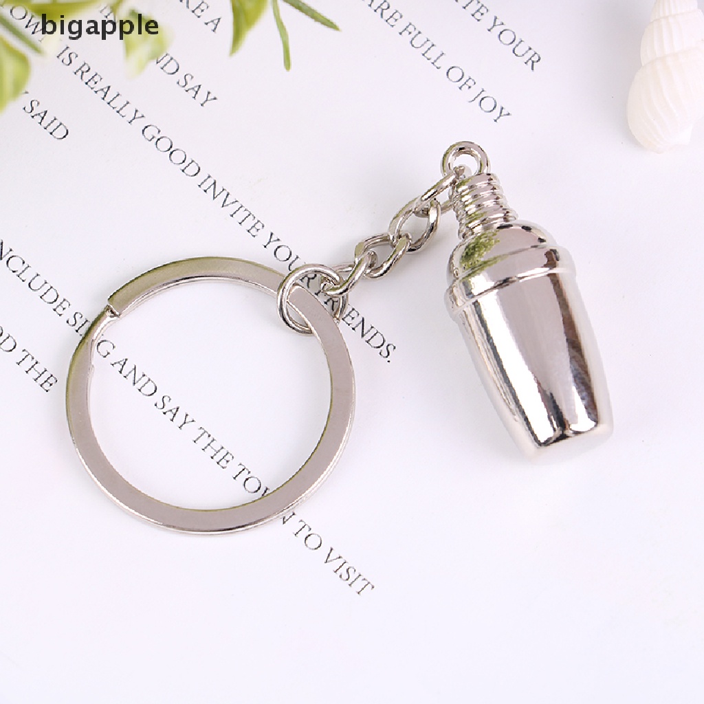Móc Khóa Hình Ly Cà Phê Gợn Sóng Độc Đáo