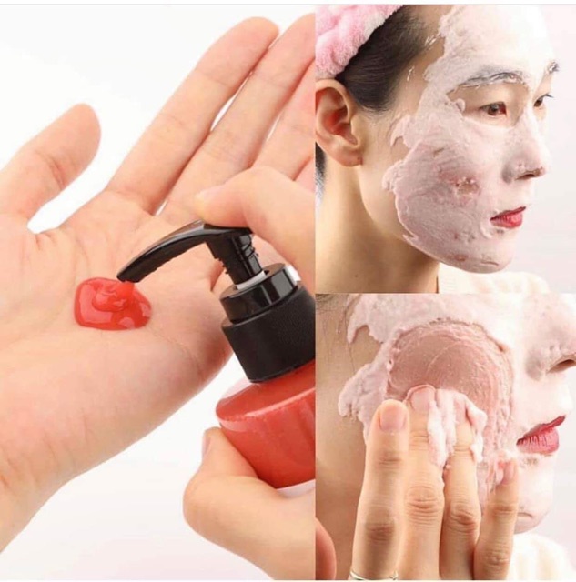 SỮA RỬA MẶT RAU CỦ THẢI ĐỘC MÀU ĐỎ CHIẾT SUẤT CÀ CHUA LỰU VÀ CAROT 300ml