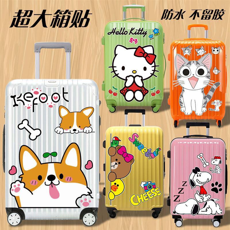 Miếng Dán Trang Trí Vali Hành Lý Hình One Piece Chống Thấm Nước