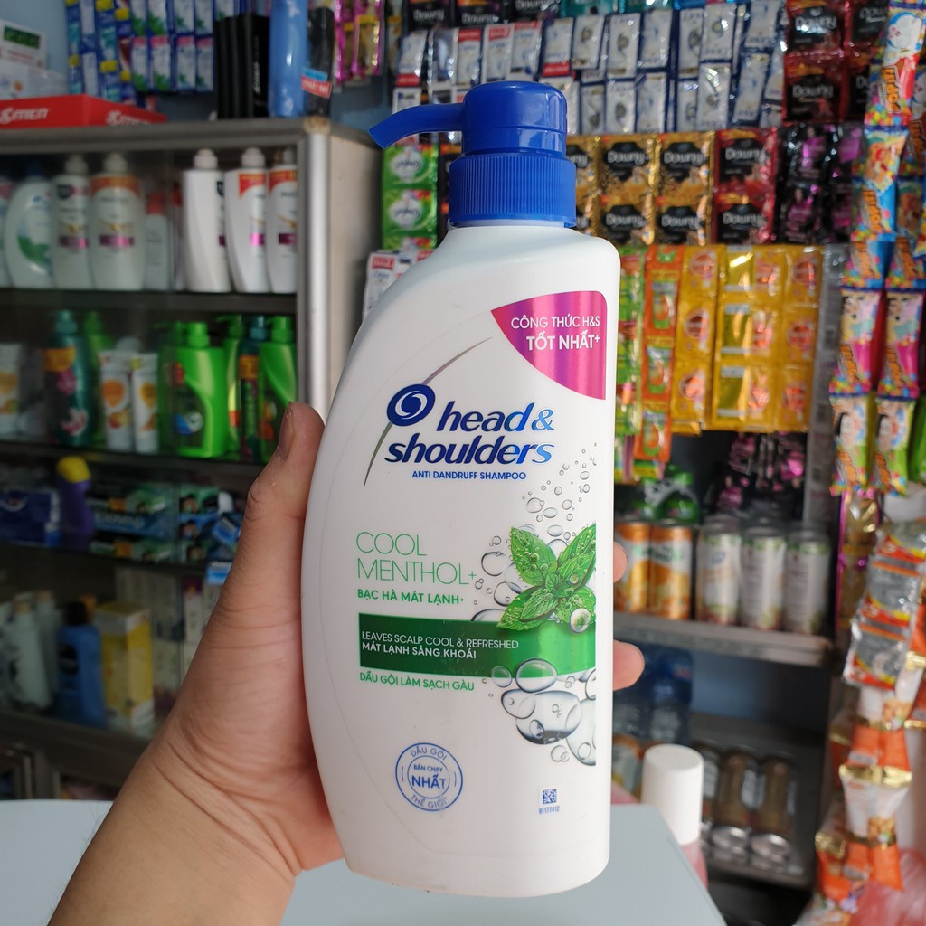 Dầu Gội Head &amp; Shoulders Bạc Hà Mát Lạnh/ Hương Chanh Tươi Mát 655g