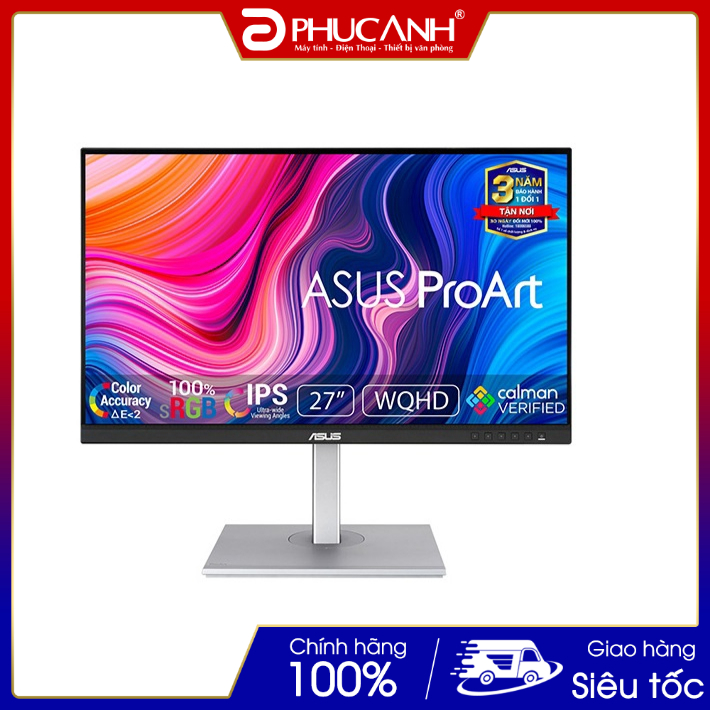 Màn hình đồ họa Asus ProArt Display PA278CV 27Inch 2K IPS Tích hợp Loa