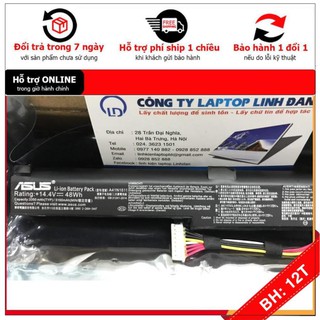 Bh12th . pin asus 48wh fx53vd n552vw n552vx n752vx zx53v a41n1611 battery