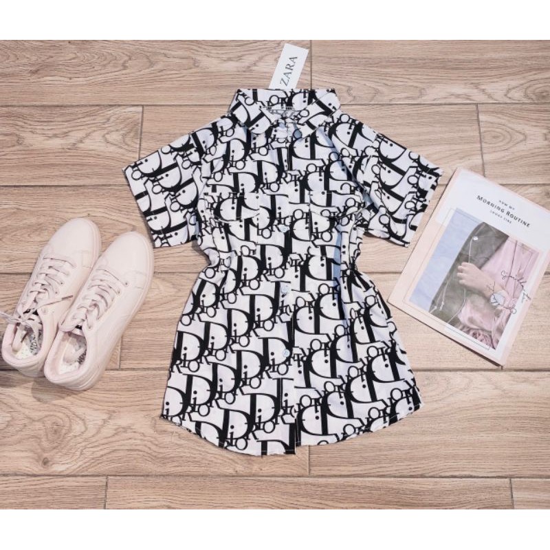 ÁO SƠMI 2 TÚI  DI.OR