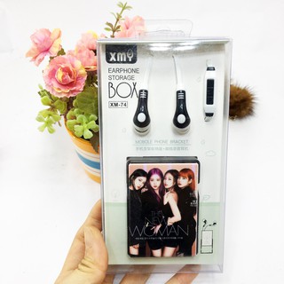 [Siêu rẻ] Tai nghe BlackPink kèm hộp đựng