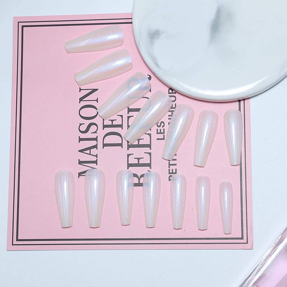 OCEANMAP Toàn Bộ Bộ 24 Móng Tay Giả Trang Trí Nghệ Thuật