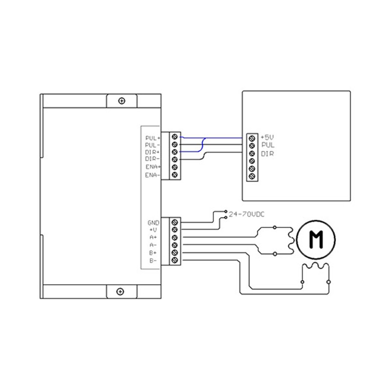 ONE  DM542 Stepper Motor Driver For 57 86 Series 2-phase Digital Stepper Motor Driver