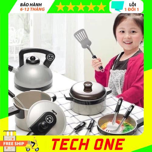 BỘ ĐỒ CHƠI NẤU ĂN 36 MÓN CHO BÉ - techone