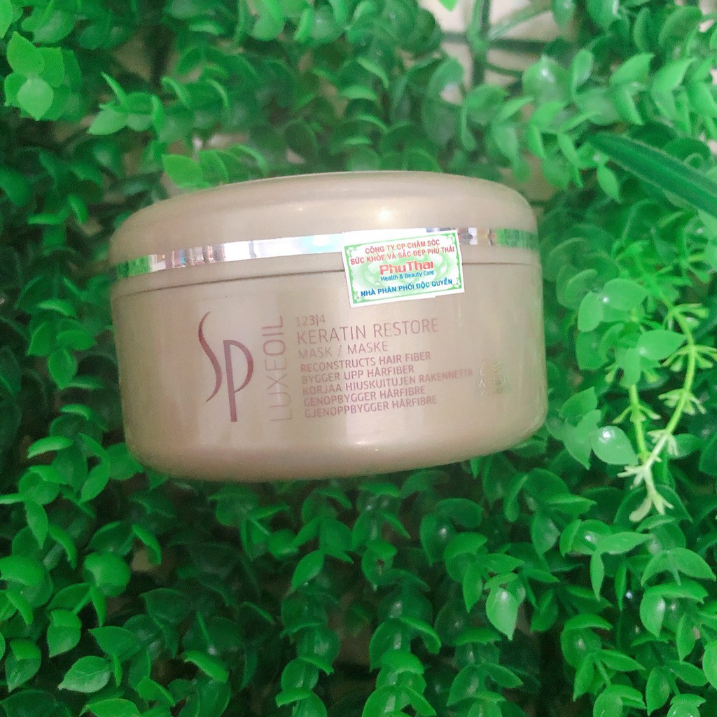 Dầu ủ phục hồi SP Wella Keratin Luxe oil phục hồi tóc hư tổn khô xơ 150ml (ĐỨC)