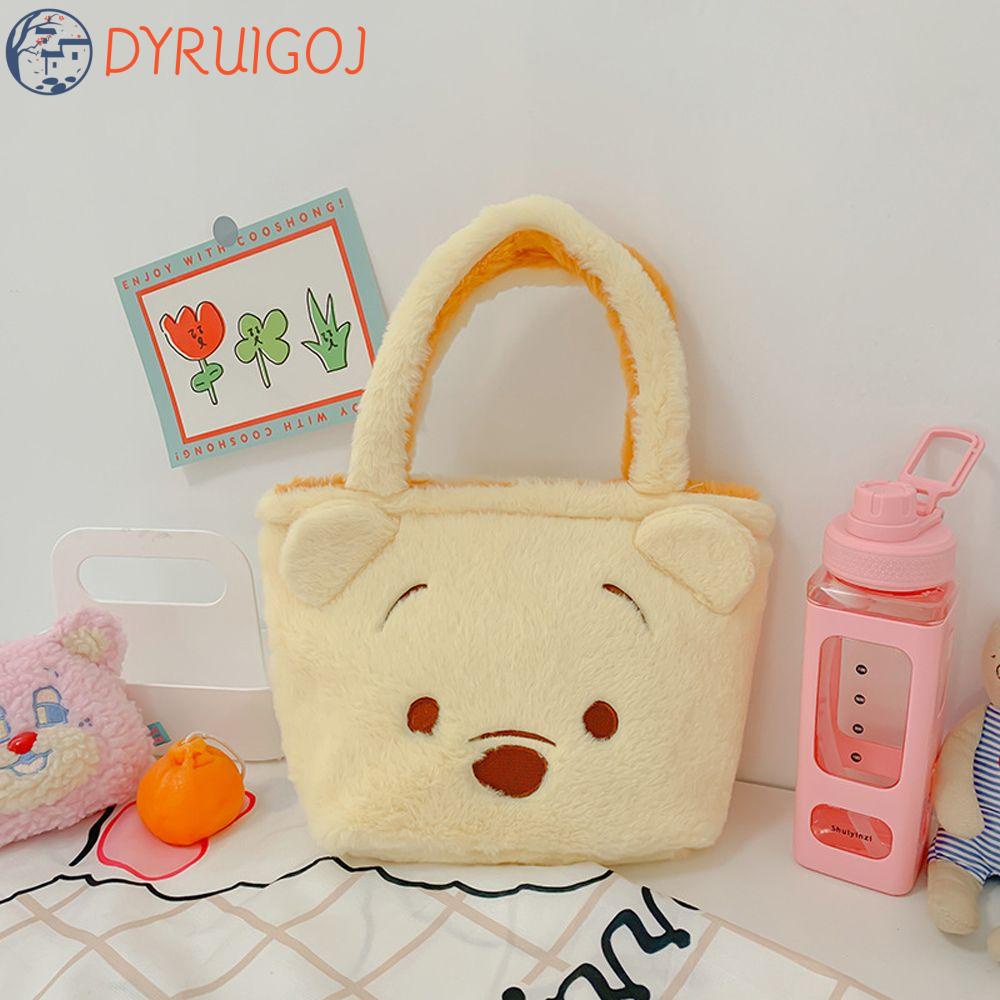 Túi Xách Du Lịch Hai Mặt Họa Tiết Gấu Pooh Dễ Thương Cho Nữ