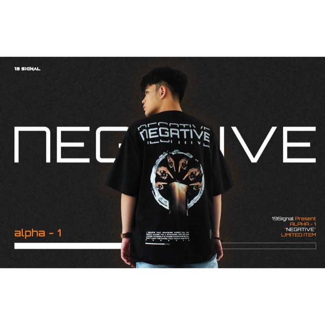 Áo thun unisex phản quang - Negative