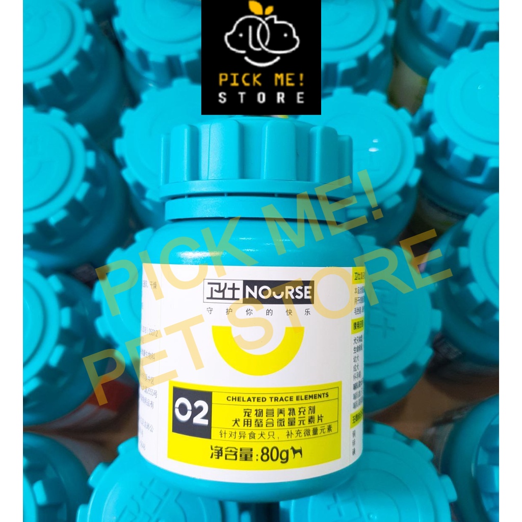 [Hộp 160v] Viên NOURSE Dinh Dưỡng, Sữa Dê cho CHÓ  - Số 01 02 05 07 10 25 37