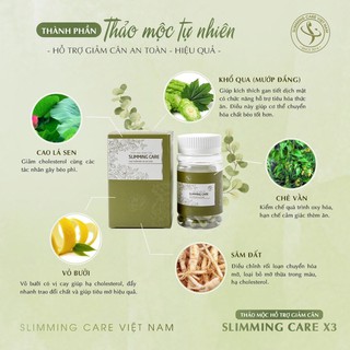 [CHÍNH HÃNG] THẢO MỘC GIẢM CÂN SLIMMING CARE X3