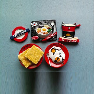 Nhật Bản Hàn Quốc Thụy Sĩ Làm Mới Thực Phẩm Tủ Lạnh Nam Châm ✷ 🍎 Nhựa Từ Tủ Lạnh Nhãn Dán Trang Trí Nhà Cửa