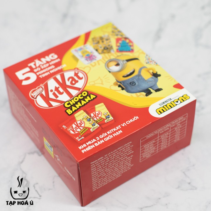 KITKAT BANANA CHUỐI MINIONS LIMITED EDITION - BẢN GIỚI HẠN 2021