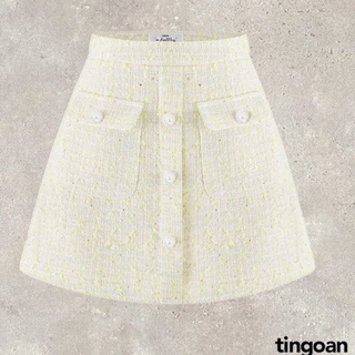 Chân váy xanh mint tingoan FIRST DATE SKIRT/MINT