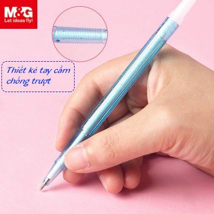 Bút bi mực thơm M&amp;G - ABP12530 / ABP834 mực xanh ngòi 0.5mm - 1 cây