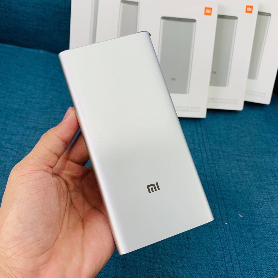 Sạc dự phòng mini xiaomi Gen 3 4 cổng chính hãng hỗ trợ sạc nhanh