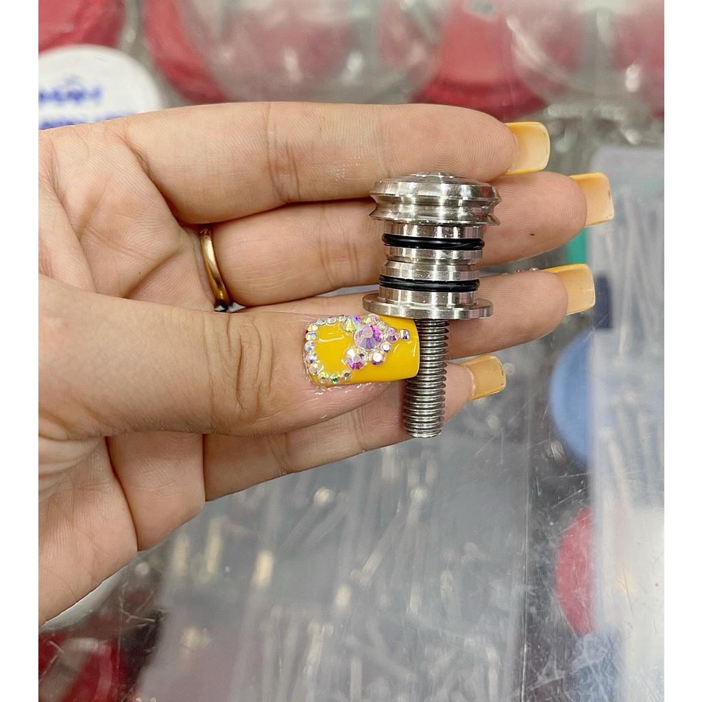 Khâu ốc Inox 304, treo pô gắn xe máy fu, wave..