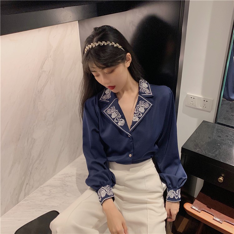 Ulzzang ( 얼짱) -ÁO SƠ MI NỮ ĐIỆU ĐÀ