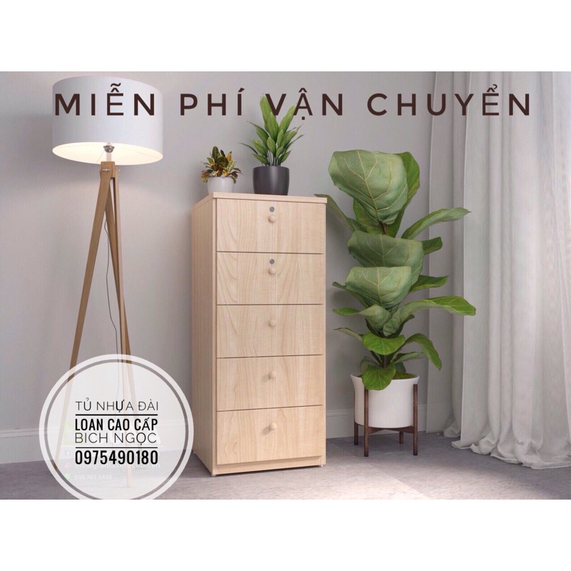 Tủ Mẫu Nhựa Duy Tân 5 Tầng  Chất Nhựa Đài Loan Cao Cấp