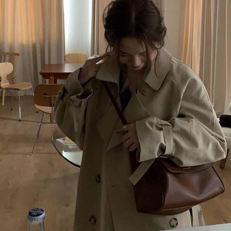 Túi Đeo Chéo Khóa Nam Châm Ba Chiều Cho Nữ