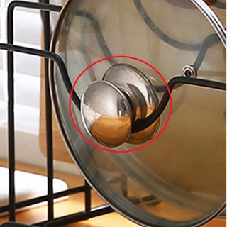 NÚM CẦM NẮP NỒI THAY THẾ BẰNG INOX - 2 CÁI - CB715