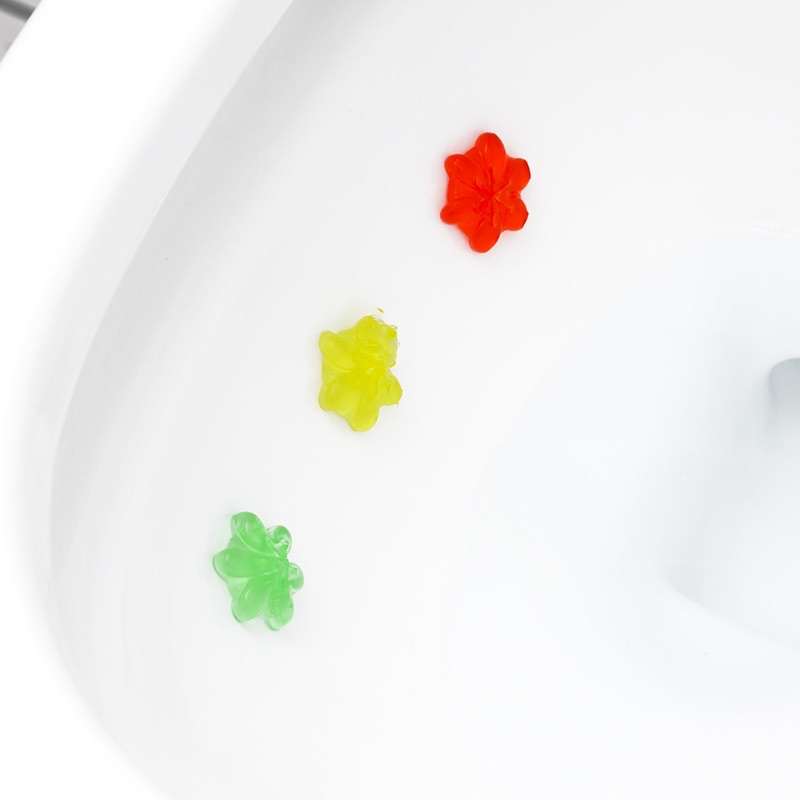 [RẺ VÔ ĐỊCH]  Gel Thơm Khử Trùng Bồn Cầu, Gel Khử Mùi Toilet Dạng Thạch Hình Bông Hoa Với 6 Mùi Thơm Cho Nhà Vệ Sinh.