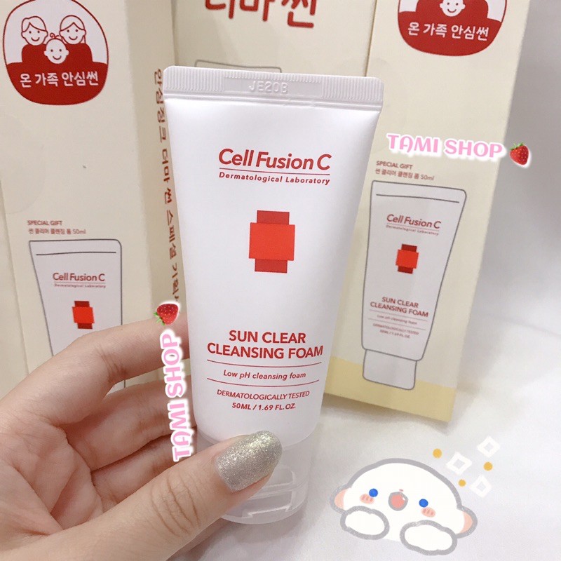 KEM CHỐNG NẮNG CELL FUSION C DERMA RELIEF SUNSCREEN 100 SPF50 (DATE T9/2022)