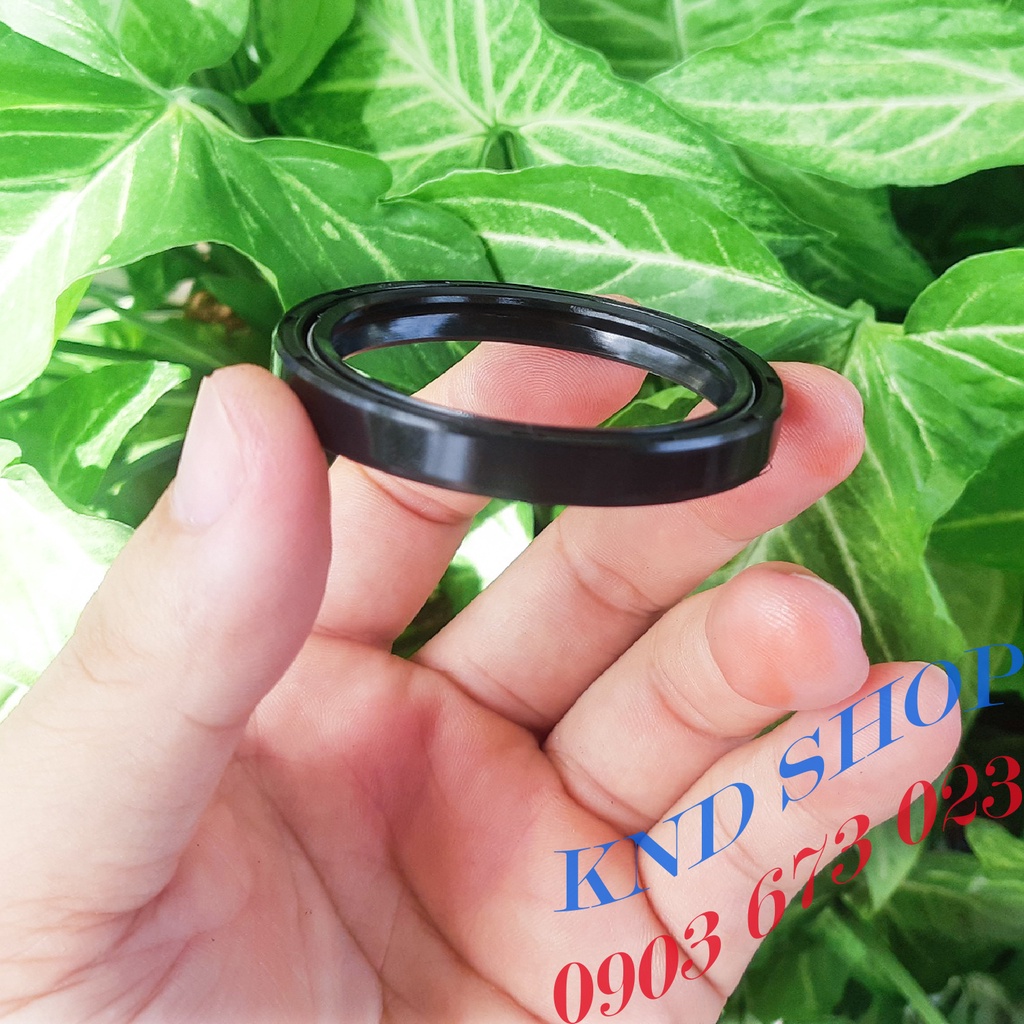 Phốt dầu 2 lò xo DC 47*57*7, Phốt chặn nhớt trục chuyên cho phụ tùng xe máy, xe ba gác, máy sản xuất công nghiệp