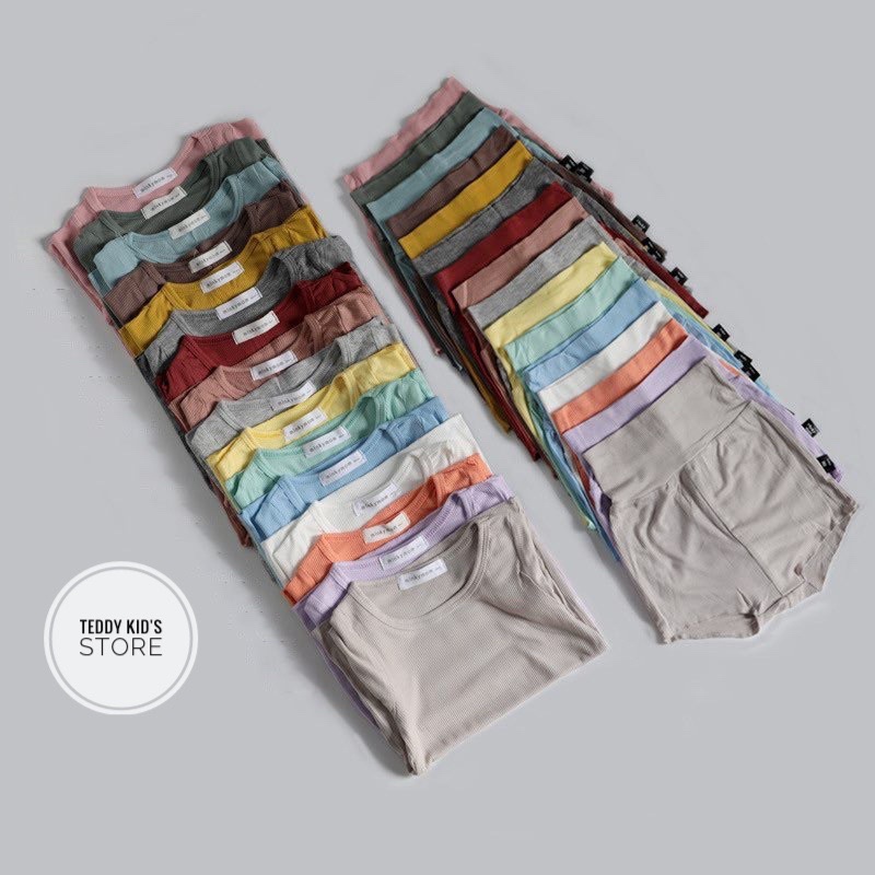 Quẩn áo trẻ em Mẫu bộ cộc Minkymom cho bé