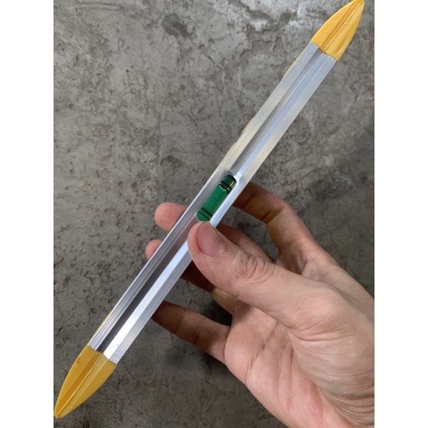 Thước thủy Nivô Bozi dài 20 cm, thước đánh thăng bằng, thước xây dựng