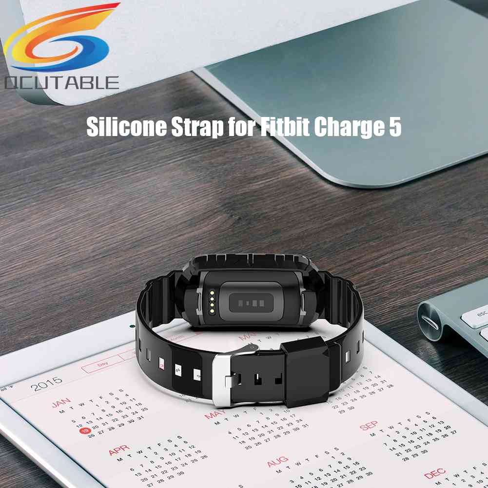 Dây Đeo Thay Thế Chất Liệu Silicon Màu Trơn Cho Fitbit Charge 5 / 4 / 4 SE / 3 / 3 SE