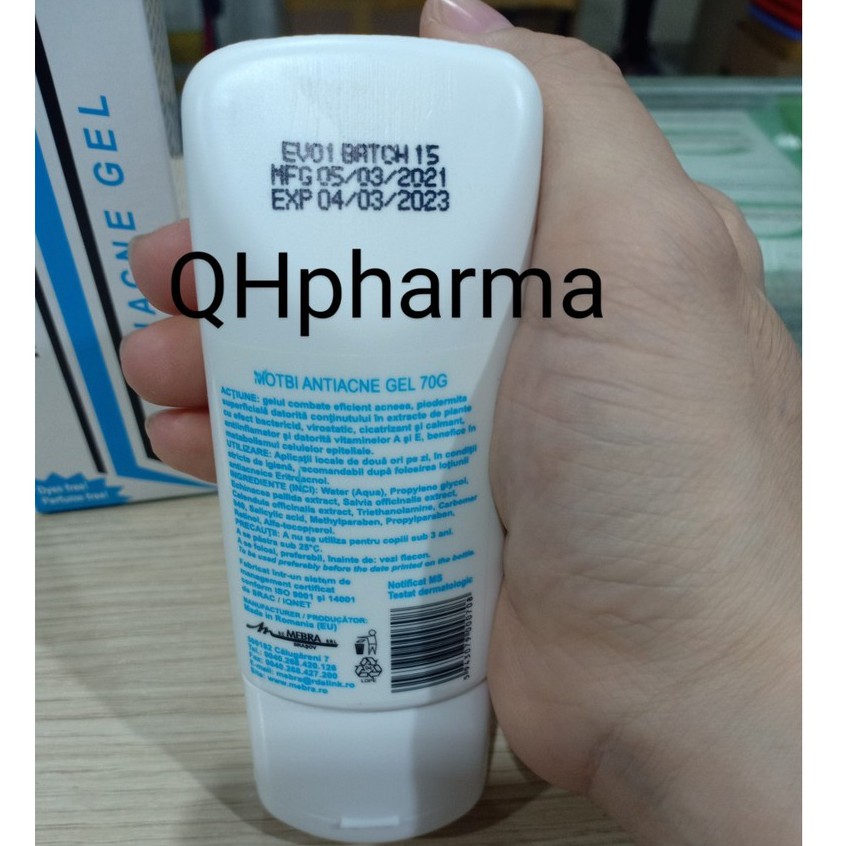 Kem ngăn ngừa hình thành mụn MOTBI Antiacne gel 70g