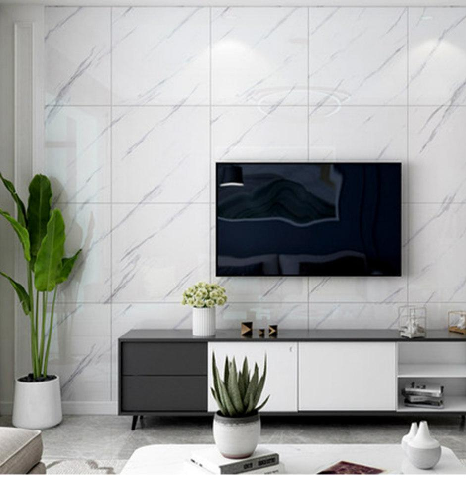 Bộ 5 Miếng Dán Tường 3d Chất Lượng Cao Kích Thước 30x30cm