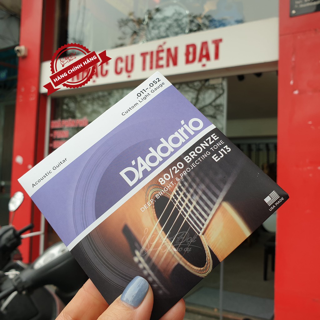 Bộ Dây Đàn Guitar Chính Hãng Acoustic D'Addario EJ13, EJ26, ULTRAPACK EJ910- EJ26 - Tặng Kèm 2 Pick Gảy