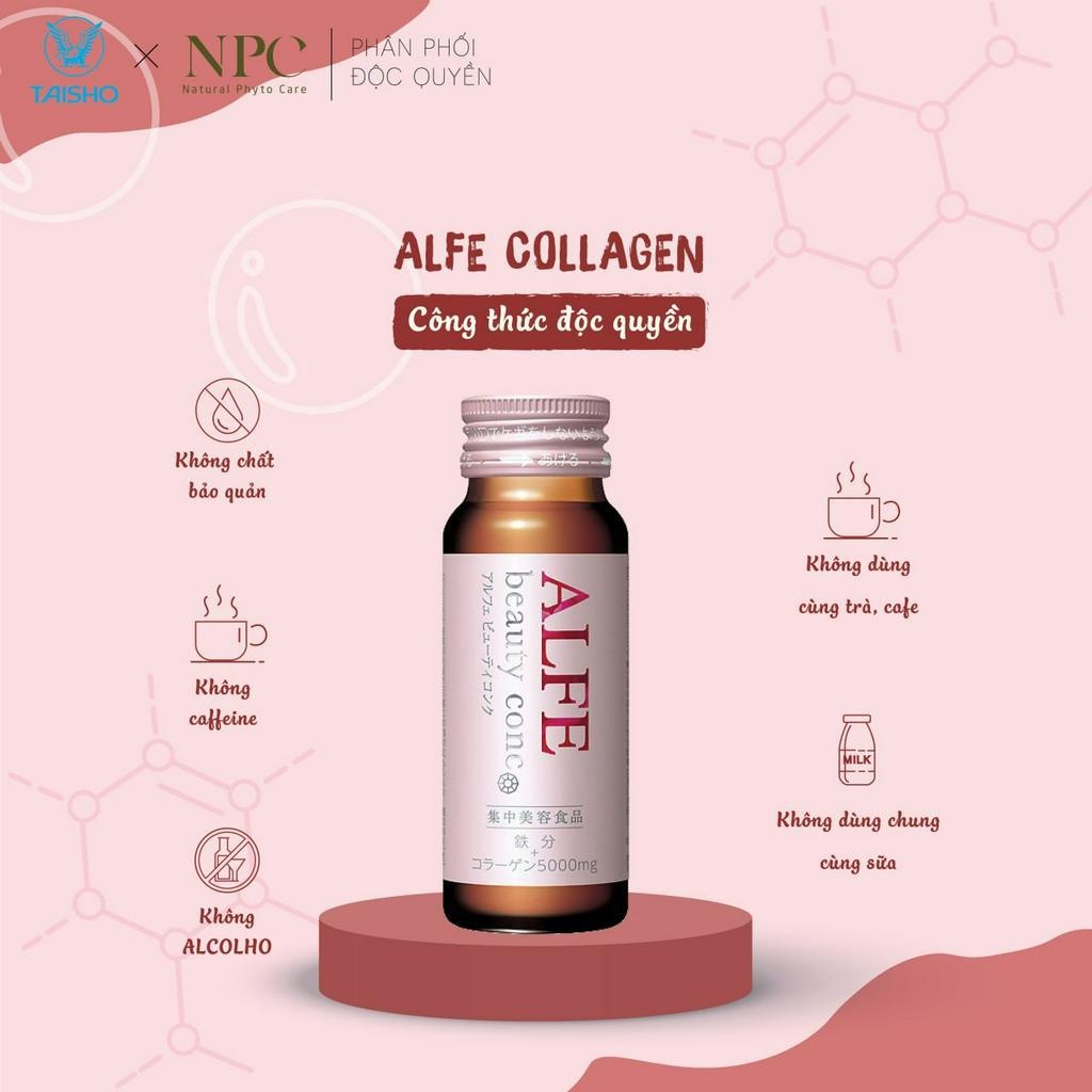 COMBO 30 chai Collagen nội địa Nhật Bản Alfe Beauty Conc 50ml/chai - Peptided Collagen cô đặc 5000mg làm căng mịn da