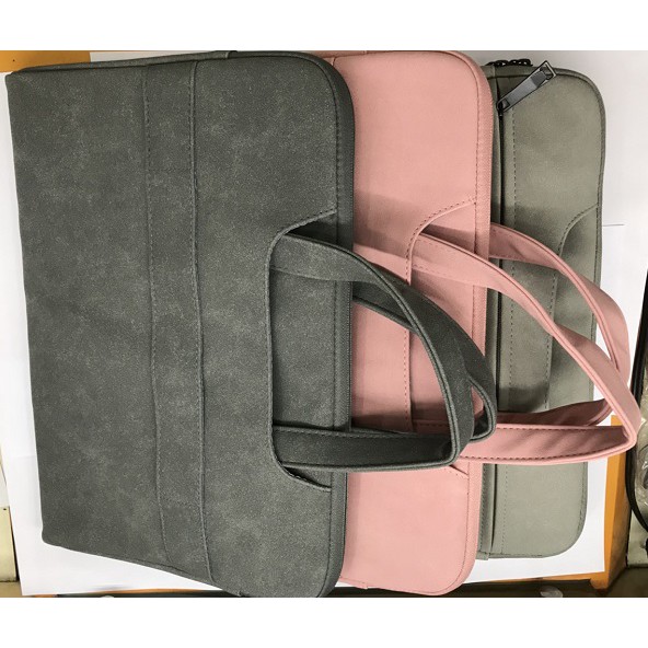 Túi Chống Sốc Macbook Slimpit chất liệu bằng DA LỘN với lớp Lót Nhung cho máy tránh mọi va đập | BigBuy360 - bigbuy360.vn