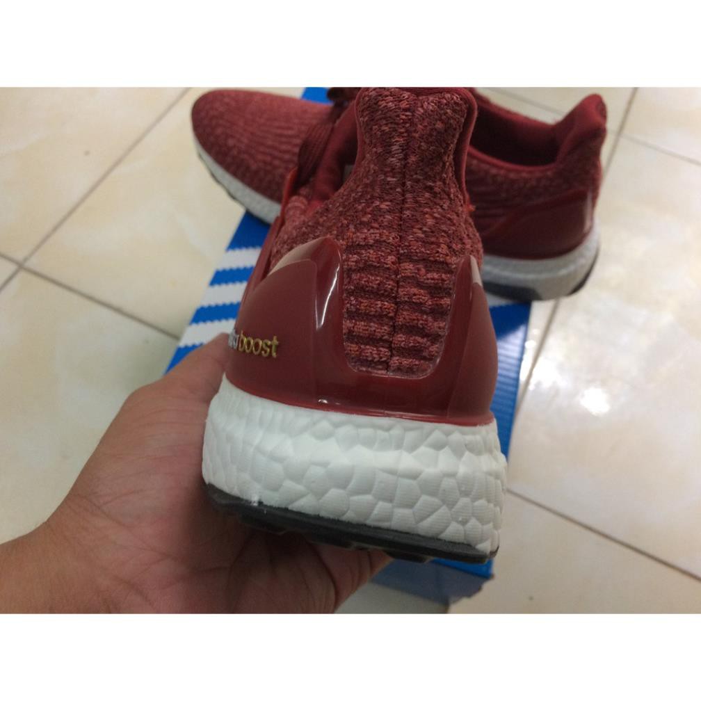 Sales 8-8 giày ultra boost mầu đỏ viền trắng 👟 👟 :)) sịn RẺ ' hot : ◦ ! ༈ . '