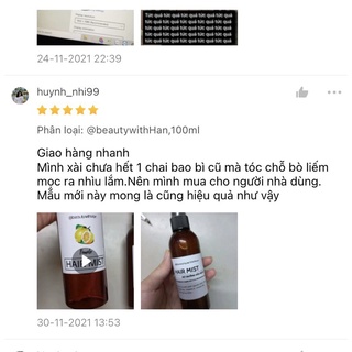 Xịt kích mọc tóc, làm dài tóc Tinh dầu bưởi