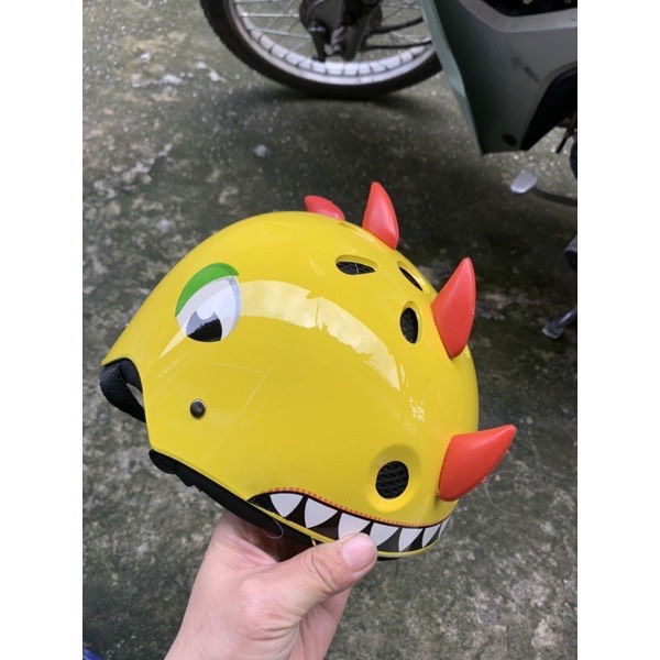 Mũ Bảo Hiểm Khủng Long Cho Bé Siêu Dễ Thương