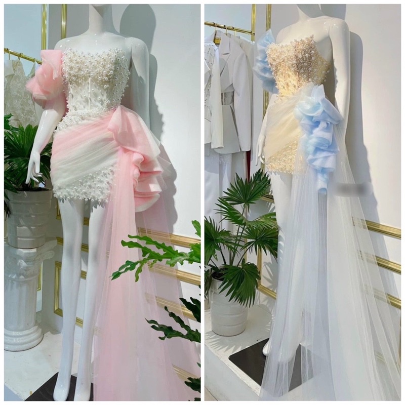 MS1243y ĐẦM LƯỚI PHỐI MÀU ĐÍNH CƯỜM full size S/M/L/XL(ảnh và video chủ shop tự chụp 10000%)