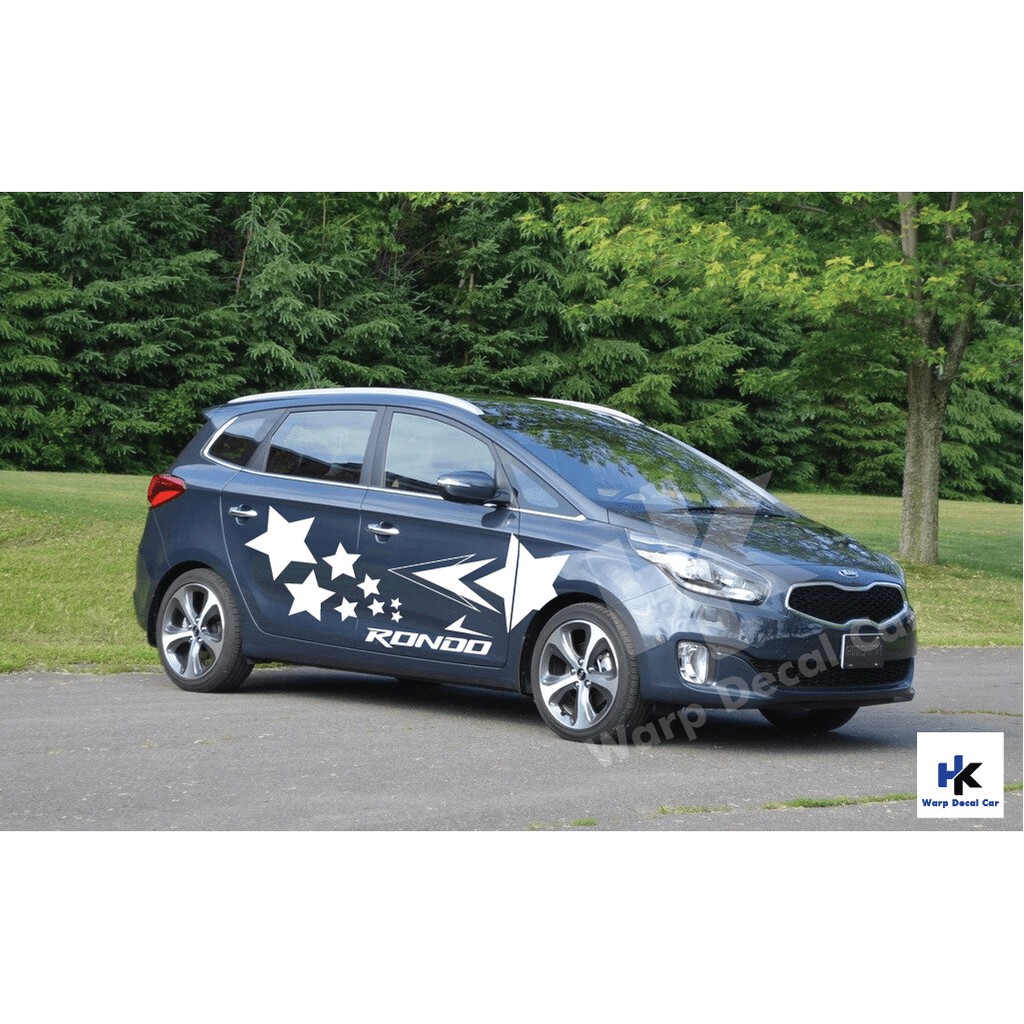 Tem xe Rondo-decal Rondo phong cách thể thao