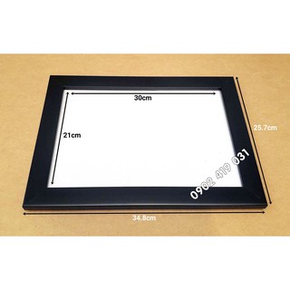 Khung Hình Gỗ Đài Loan A4 [ Bản Khung 3cm ]
