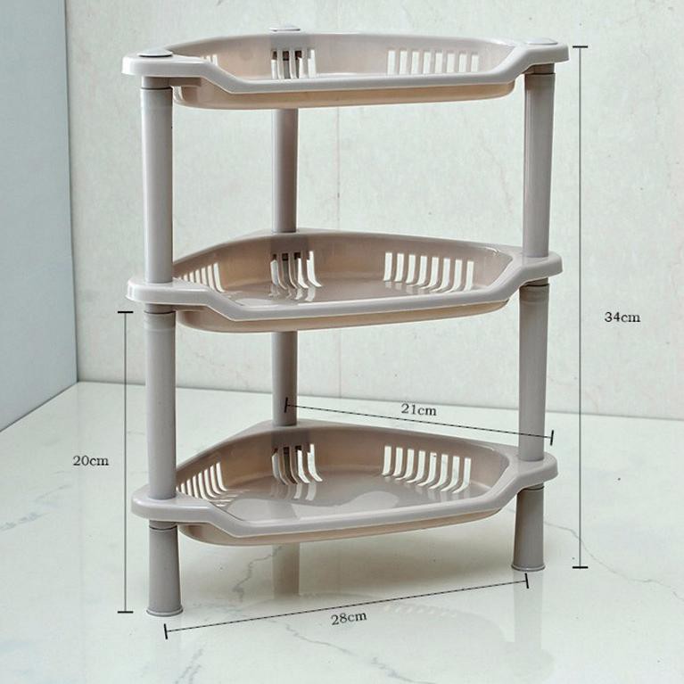 Kệ Đựng Đồ 3 Tầng Hình Tam Giác Đa Năng Cho Nhà Bếp / Phòng Tắm U82 9sn | BigBuy360 - bigbuy360.vn