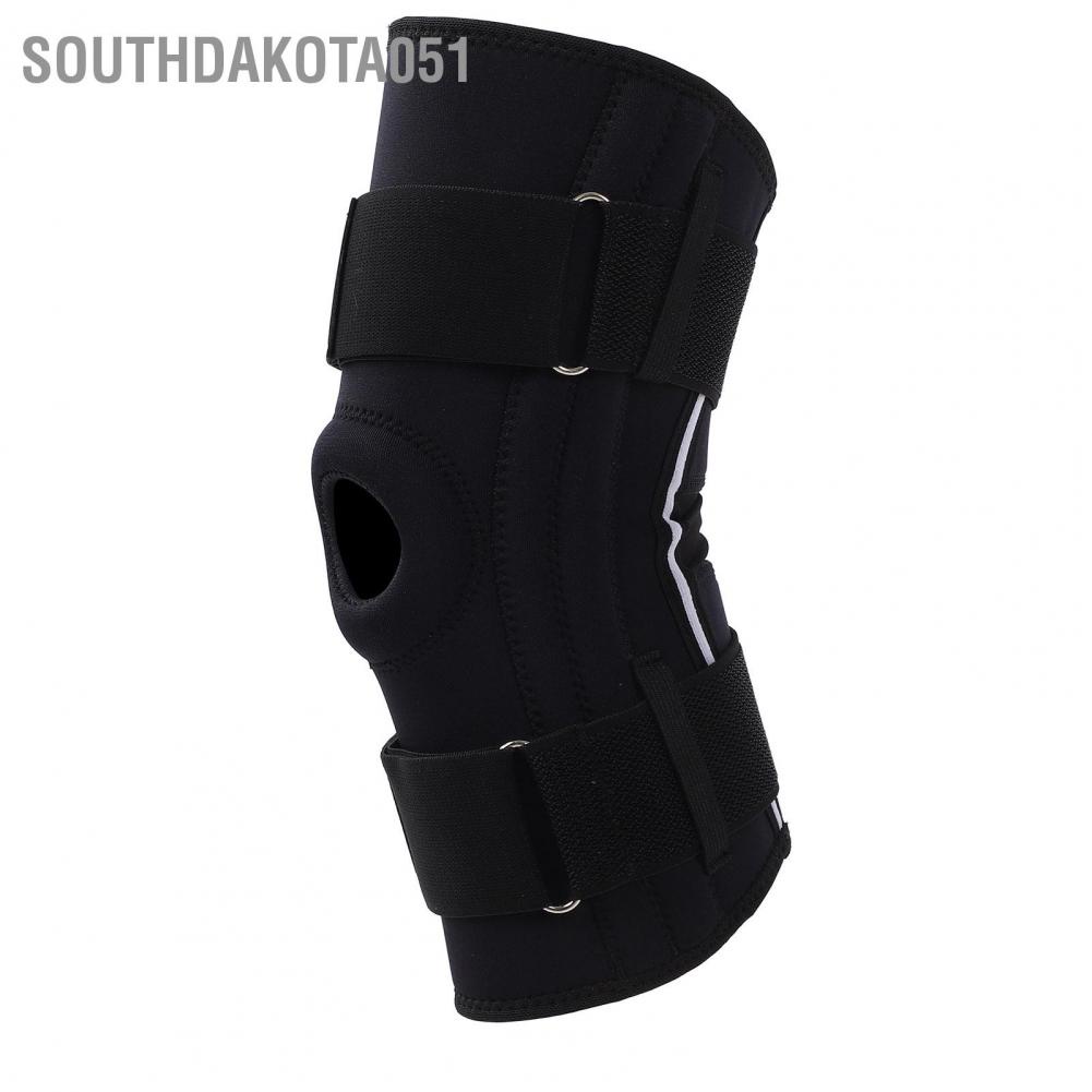 Hàng Sẵn Băng bảo vệ đầu gối chống trượt khi chơi thể thao Nẹp đầu gối với bộ ổn định bên có thể điều chỉnh độ nén Hỗ trợ giảm đau khớp【Southdakota051】